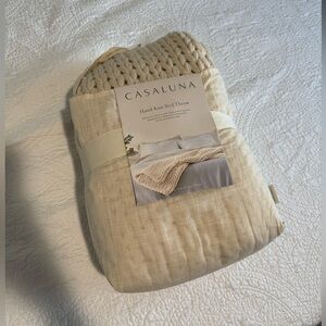 Casaluna knit blanket NWT